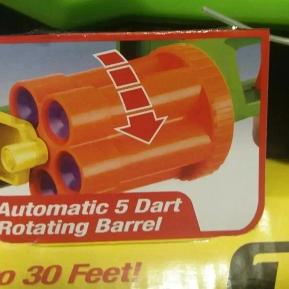 NEW Buzz Bee Air Warriors Ultra TEK 5 Revolver Foam Blaster Pistol Playset - Picture 2 of 4